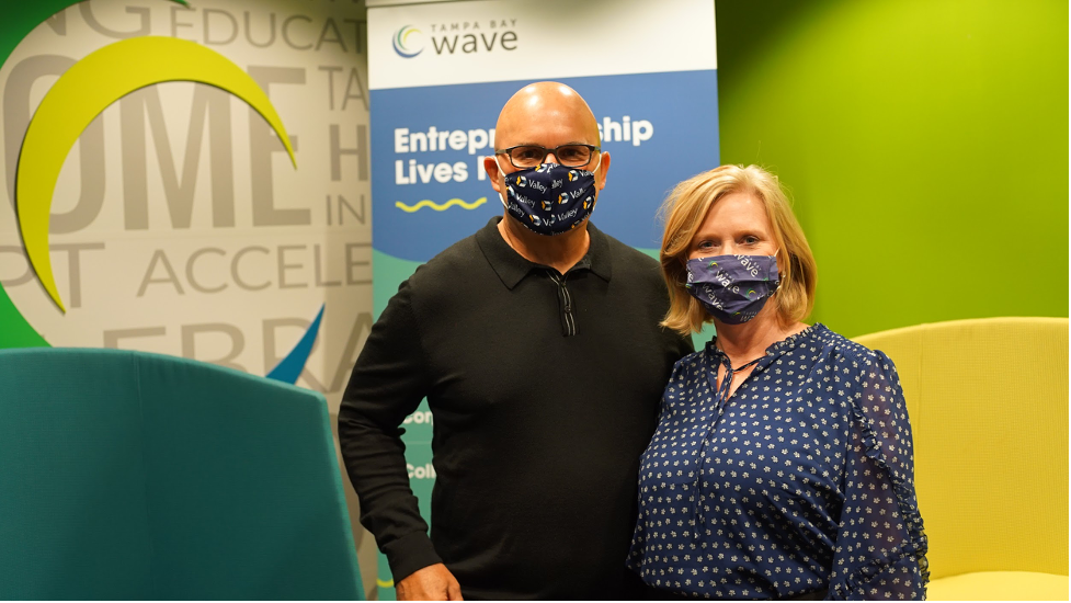 Valley Bank's Joe Chillura & Wave's Linda Olson