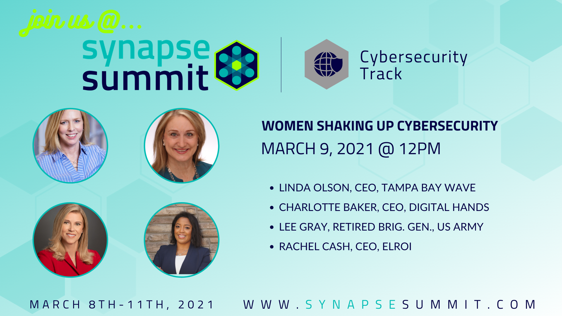 Women Shaking Up Cybersecurity - Wave - Synapse Summit 2021